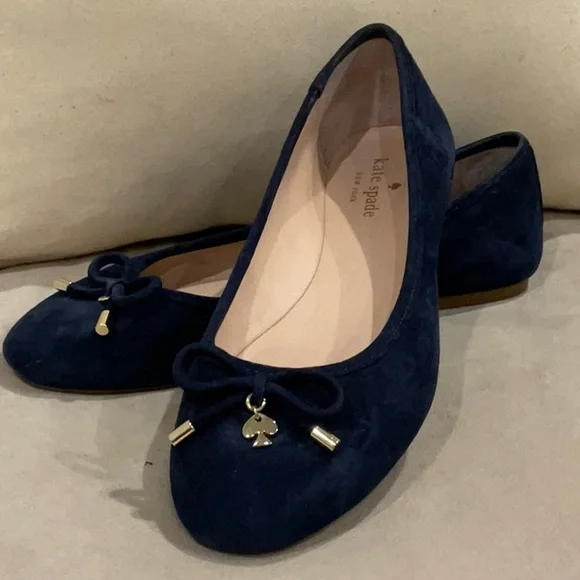 kate spade Shoes Kate Spade Benice Womens Navy Ballet Flats